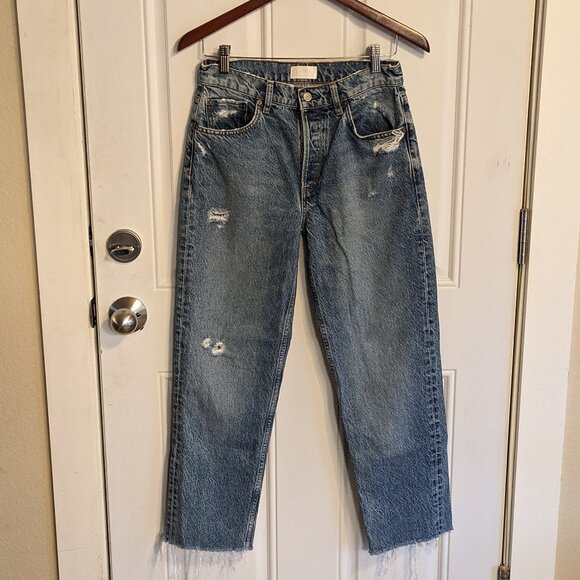 Boyish Denim - Boyish The Tommy Rigid Construction High Rise Straight Jeans Size 27 EUC